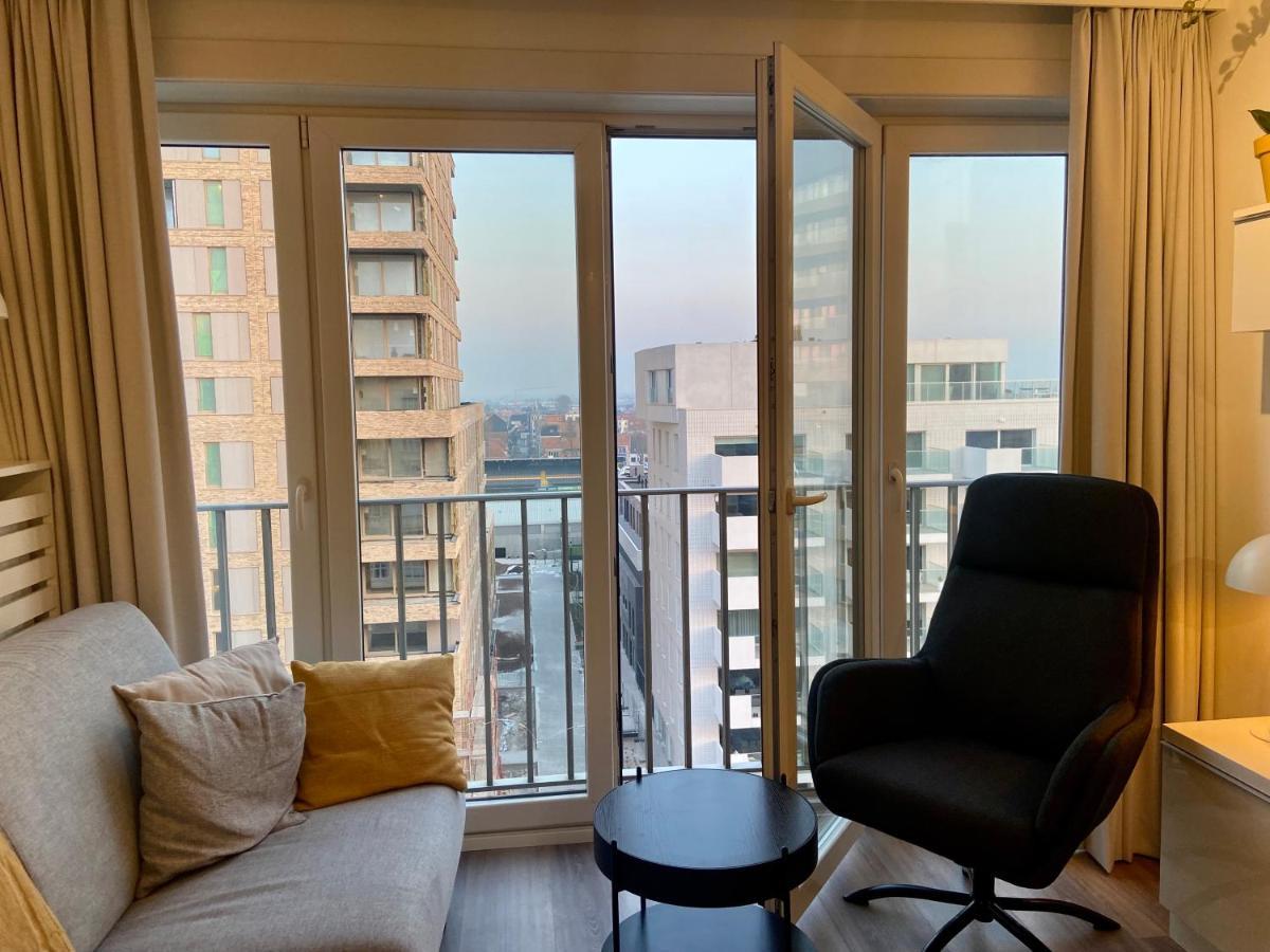 Moderne Studio Aan Zee Apartment ออสเทนด์ ภายนอก รูปภาพ